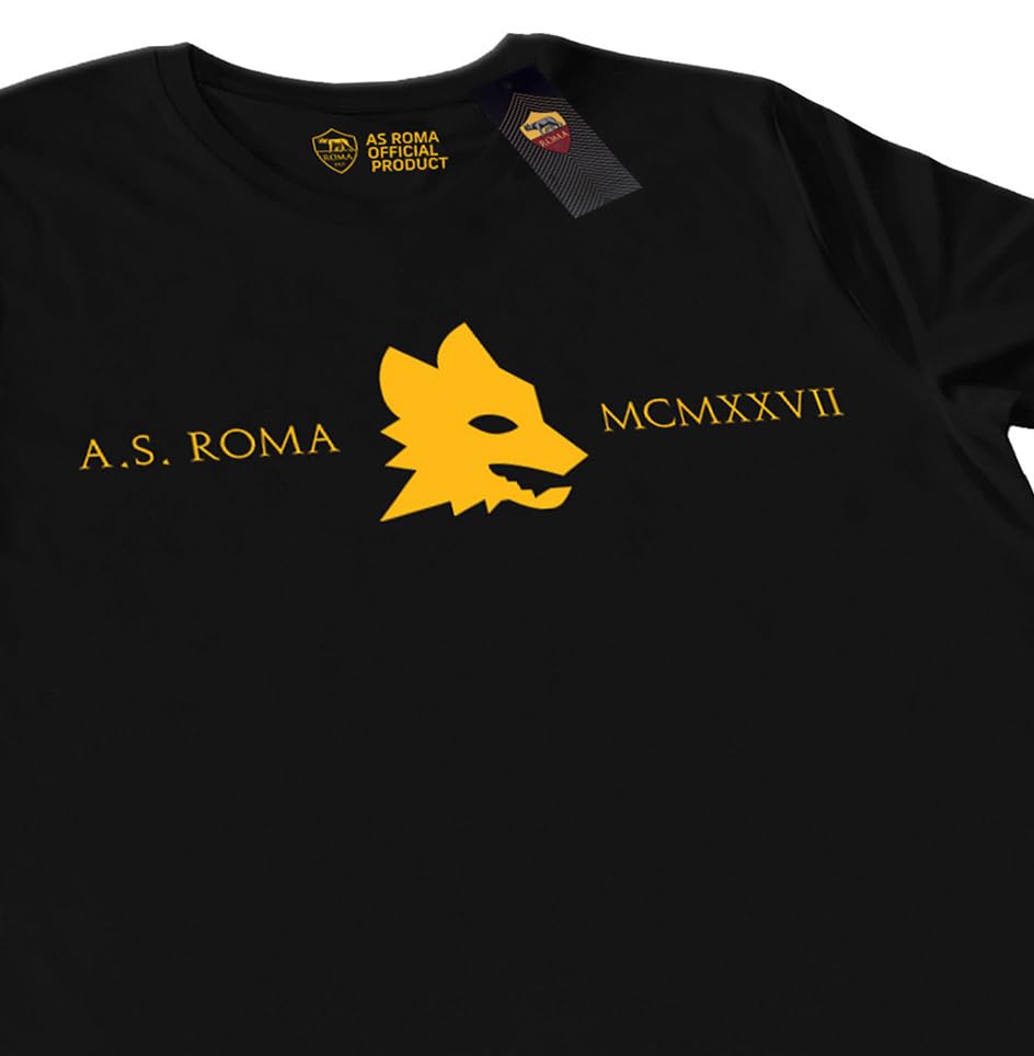 Roma Fanshop MCMXXVII t-shirt bambino 7-8 anni nera