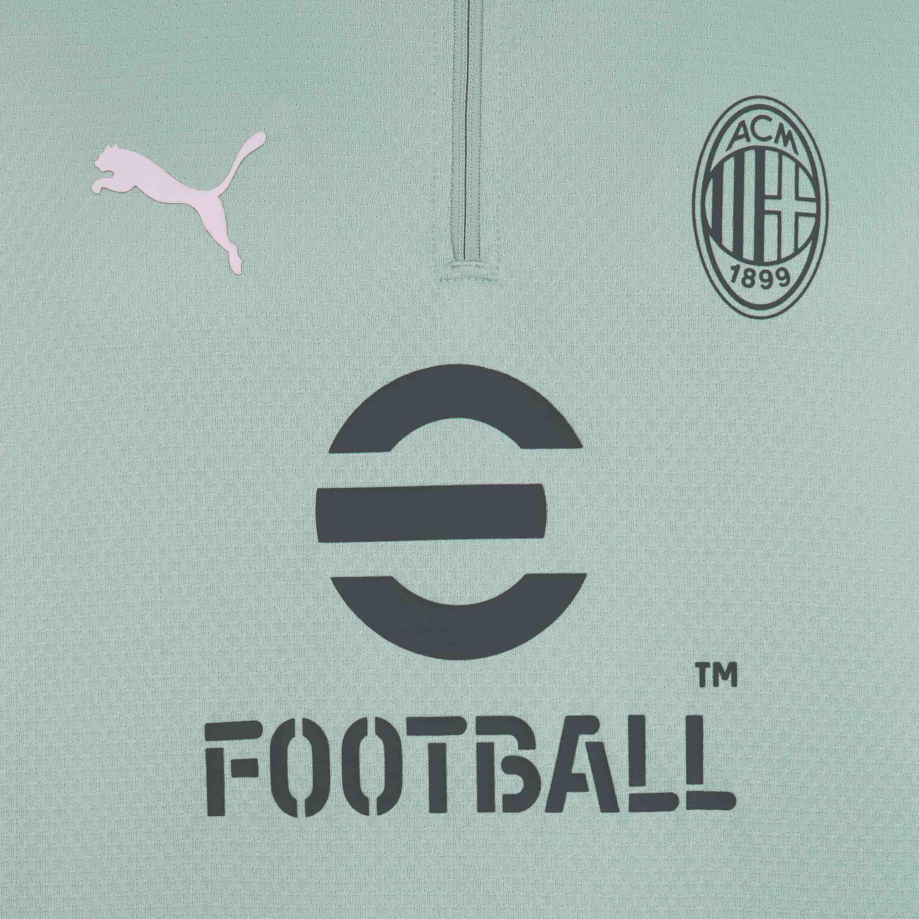 AC Milan Allenamento Felpa Zip 2024/25 Training Uomo Slim