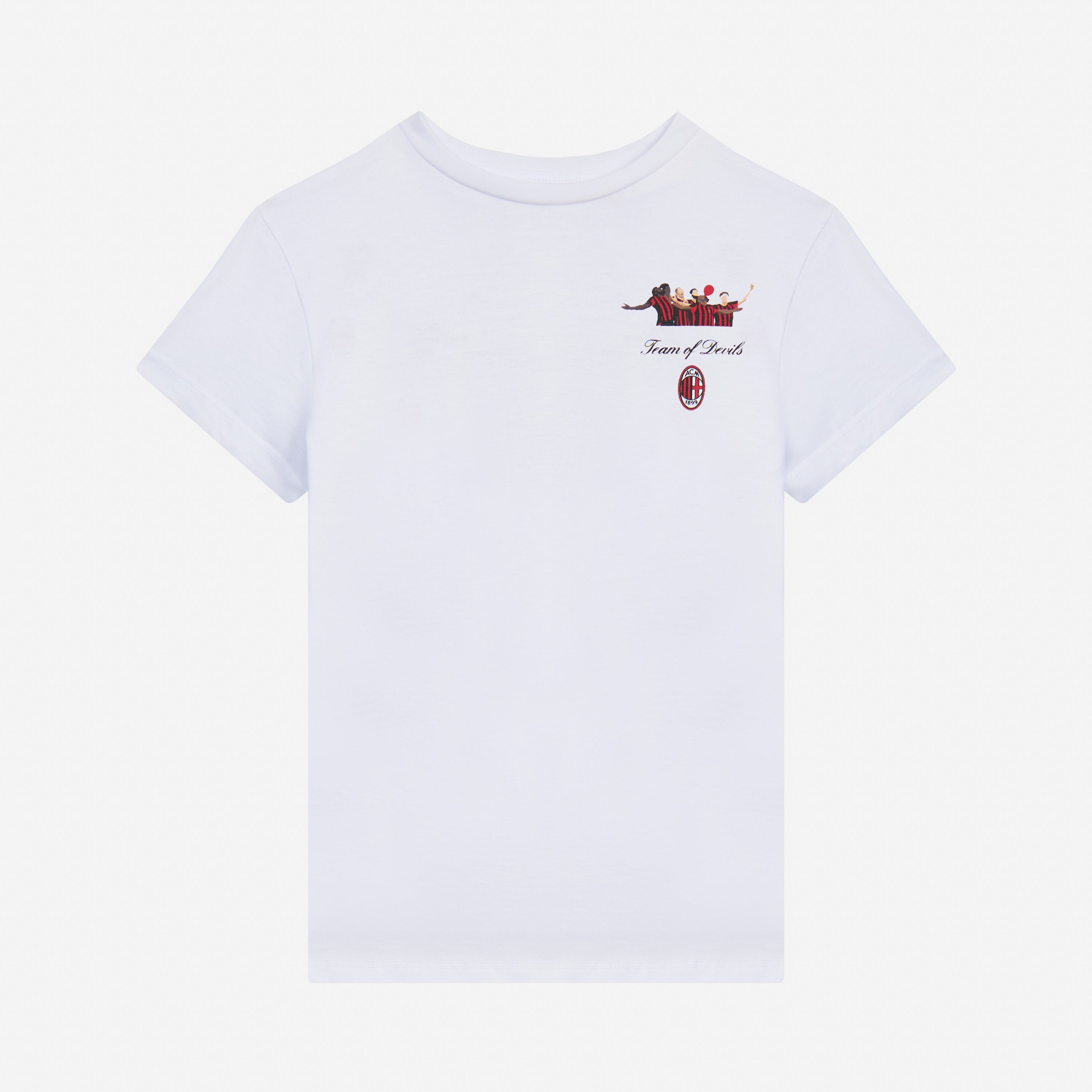 AC Milan Celebration maglietta bambino bianca 100% cotone