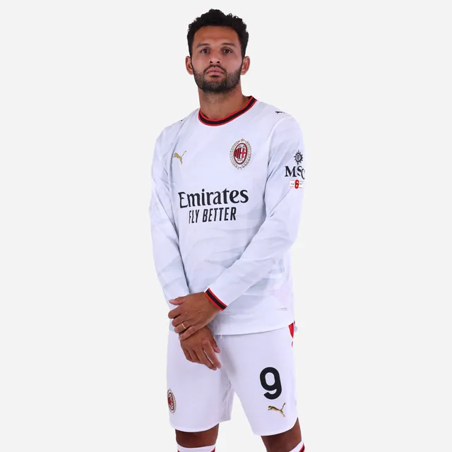 AC Milan 2026/27 Away Authentic maglia manica lunga taglia L