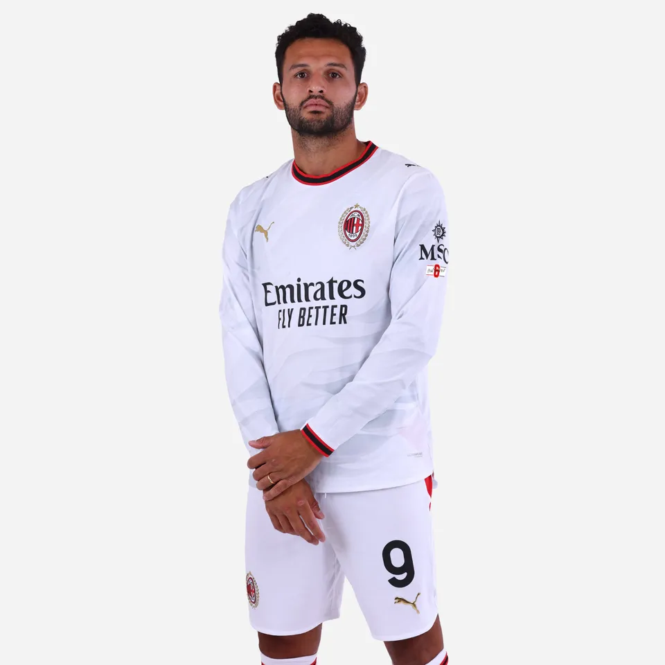 AC Milan 2026/27 Away Authentic maglia manica lunga taglia L