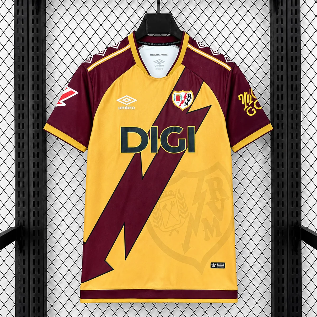 Rayo Vallecano Terza Maglia Calcio 2026/27 giallo senape