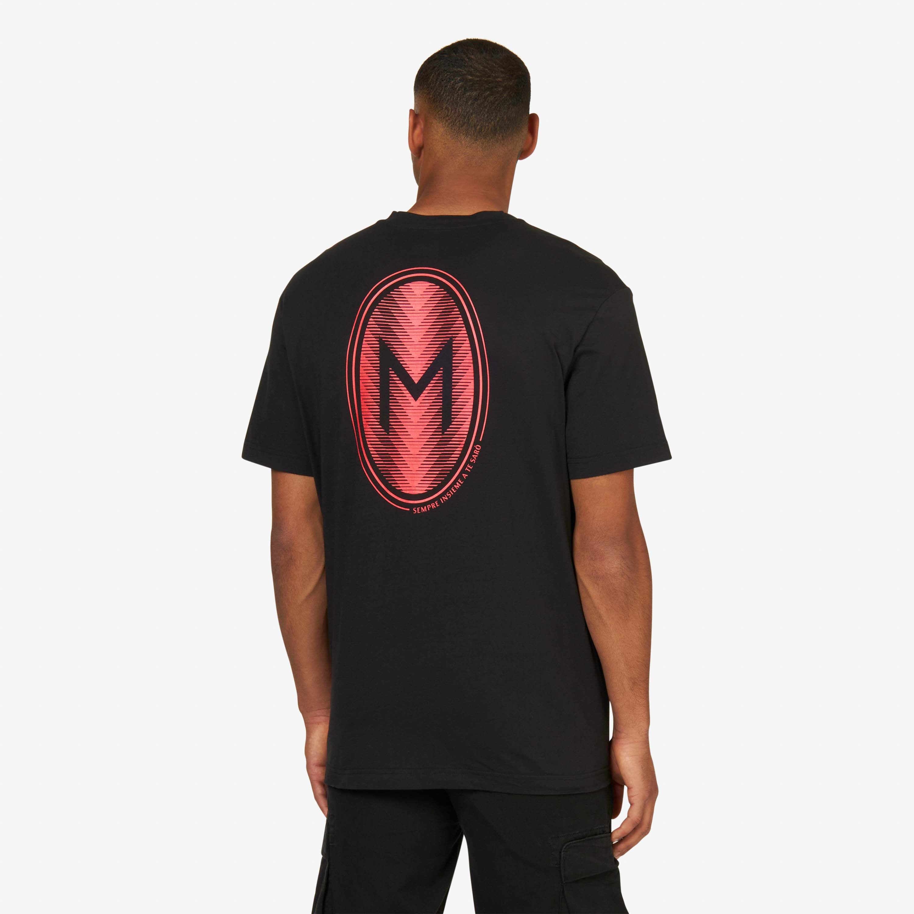 AC Milan Sempre Insieme T-Shirt Uomo con Scritta