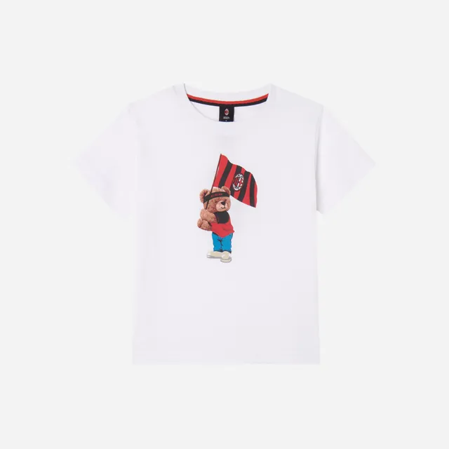 AC Milan Teddy Collection t-shirt bambino bianca 8 anni