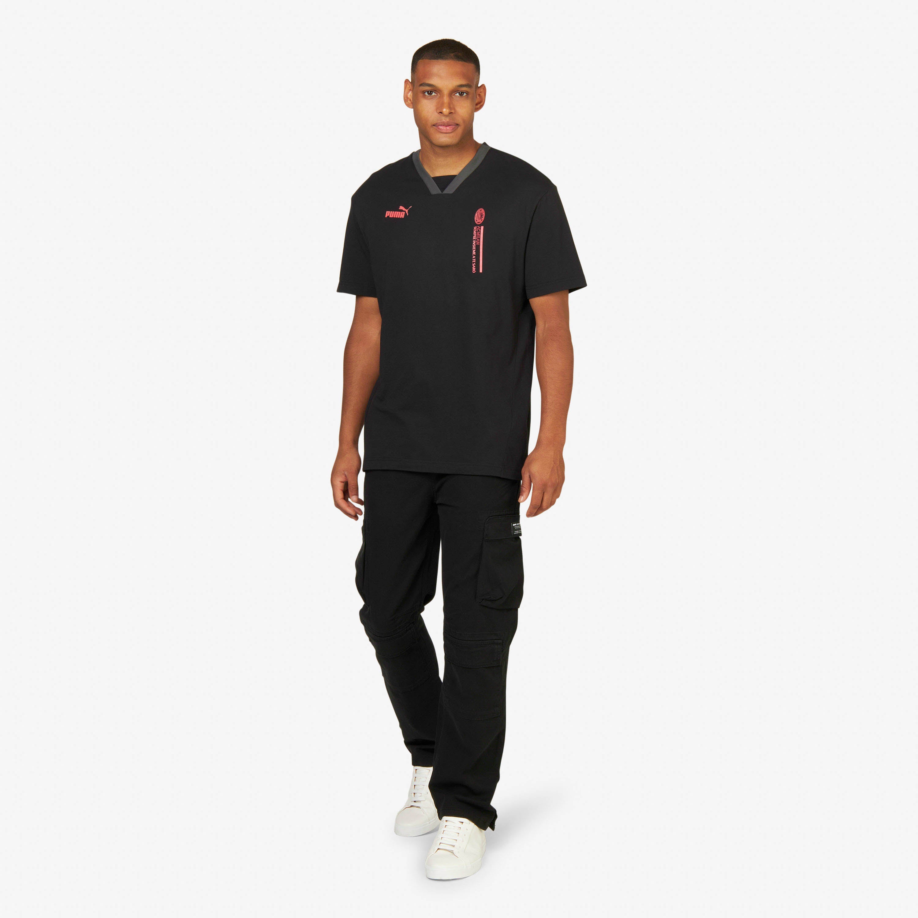 AC Milan Sempre Insieme T-Shirt Uomo con Scritta