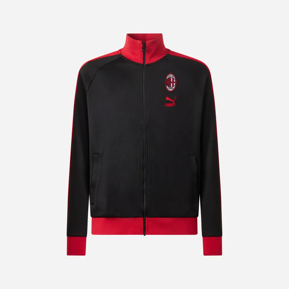 AC Milan Heritage Collection Hoodie felpa uomo M mezza zip