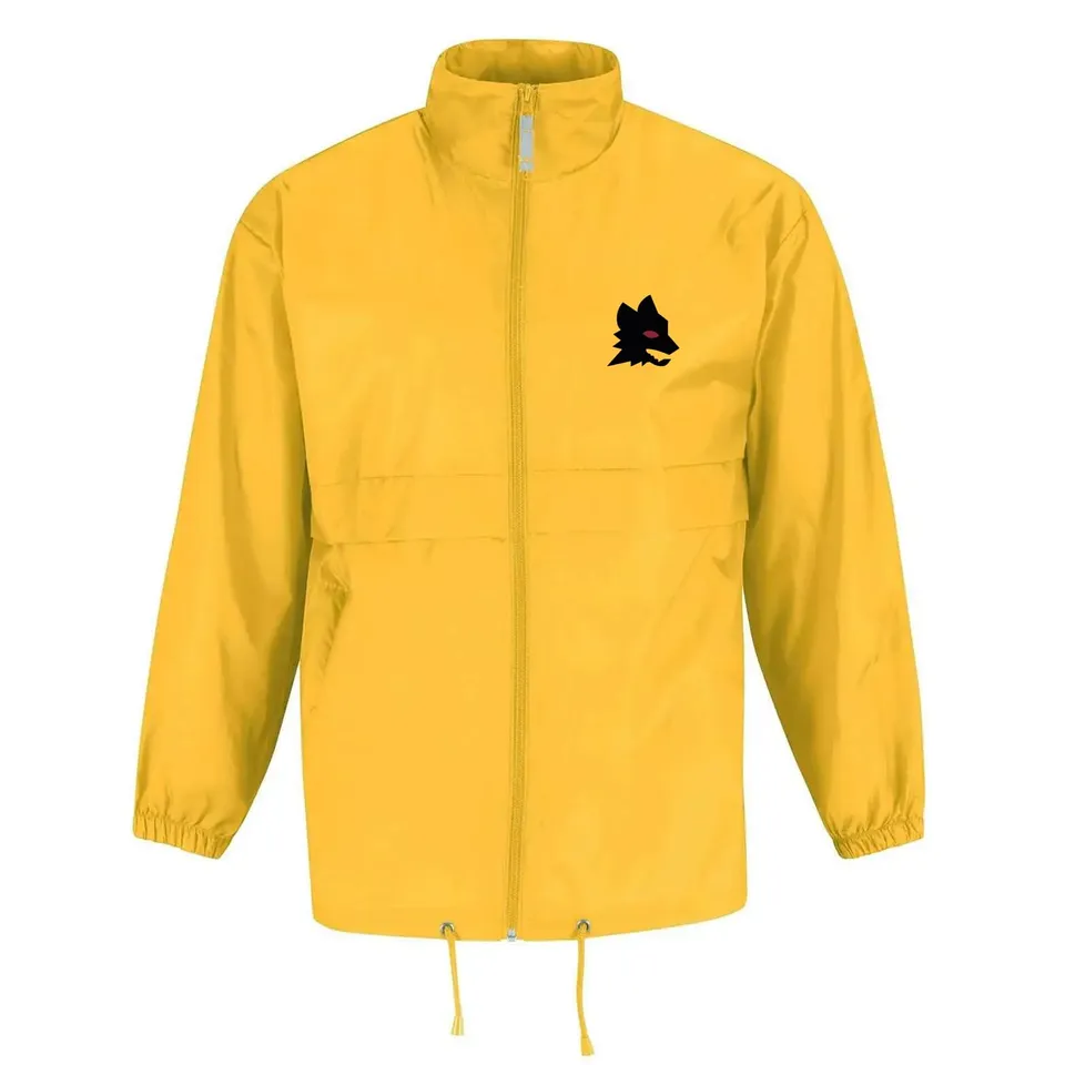 Roma Fanshop AS Roma Antivento Full Zip Lupo Giallo giacca L