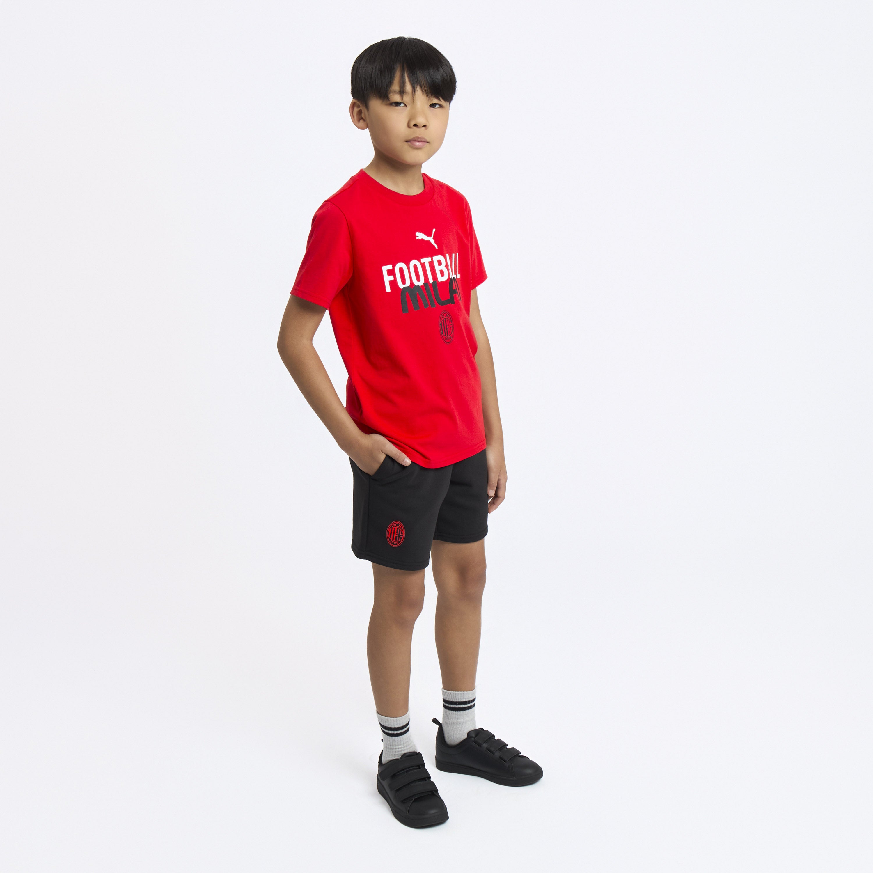 AC Milan Culture maglietta bambino rossa cotone 8 anni