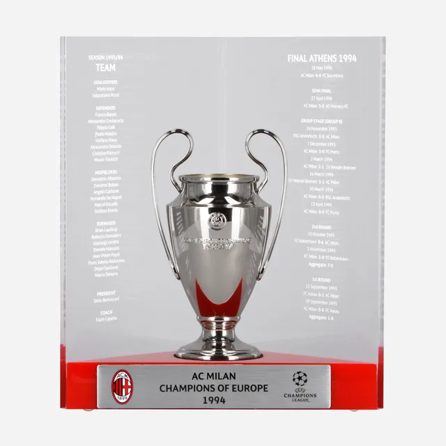 AC Milan Le Livre Ouvert 150 mm souvenir 1994 memorabilia unisex