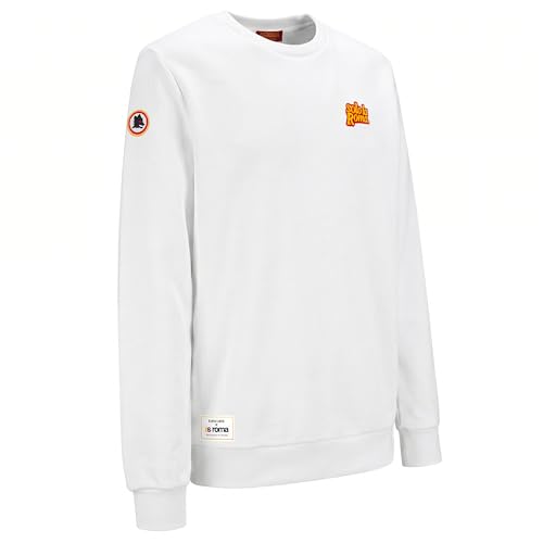 Roma Fanshop Solo la Roma Felpa Unisex Bordeaux Nero
