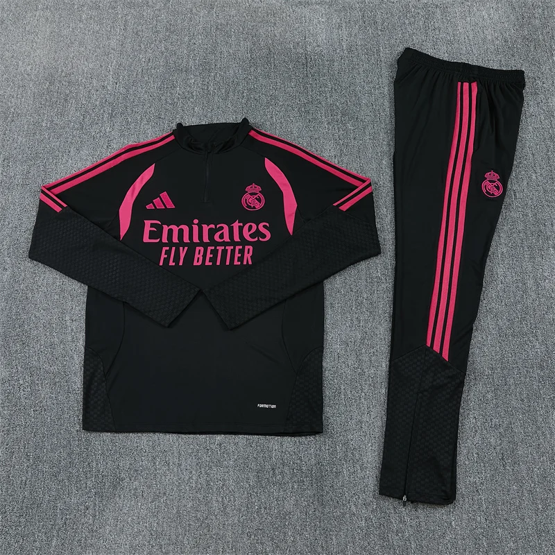 Tifoso Store Real Madrid 2026/27 Tuta Nera Rosa S-XXL