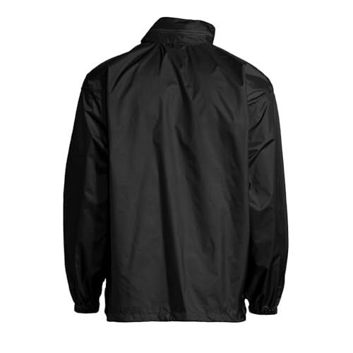 Roma Fanshop Abbigliamento antivento full zip nero L