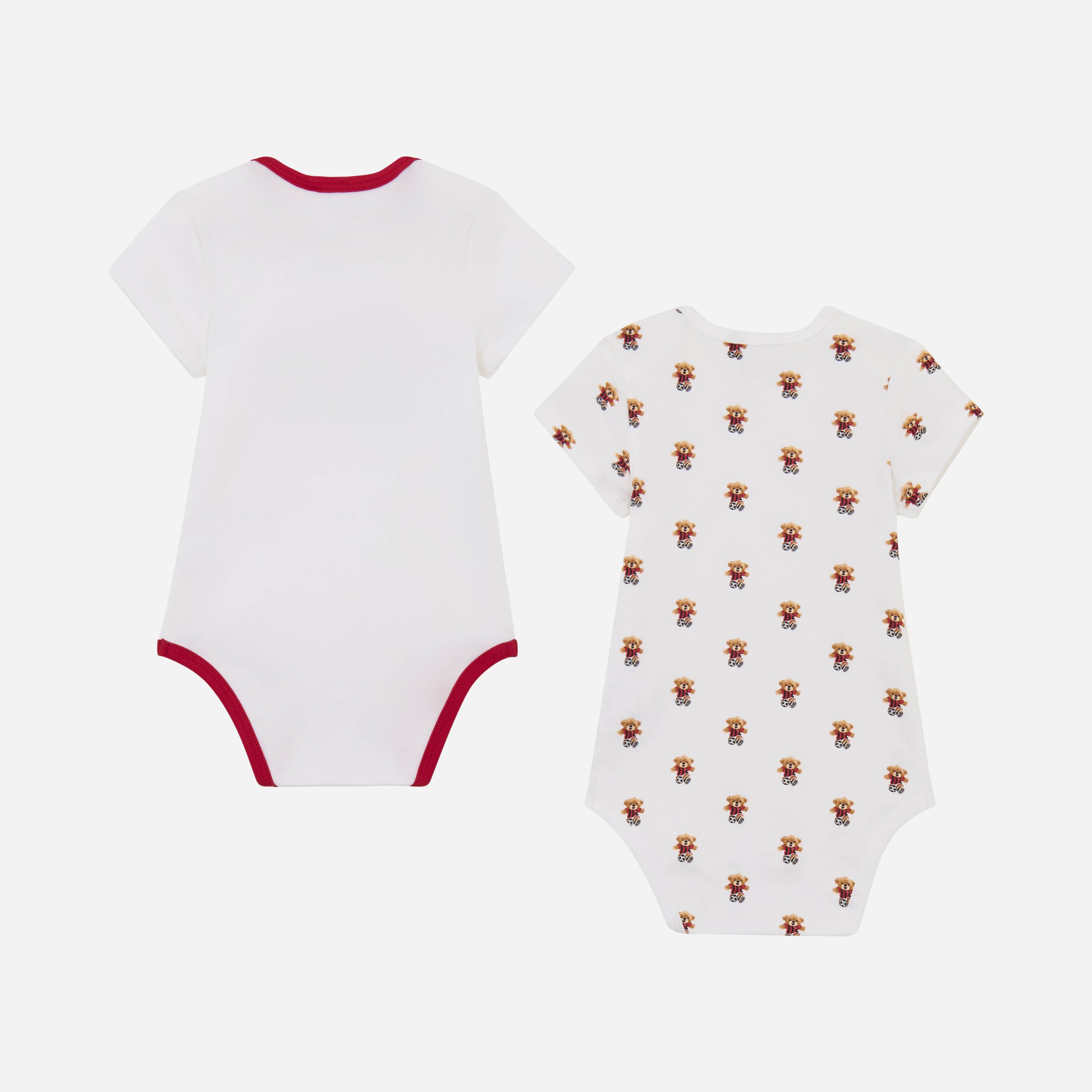 AC Milan Newborn Bodysuit Set body neonato cotone 2 pezzi