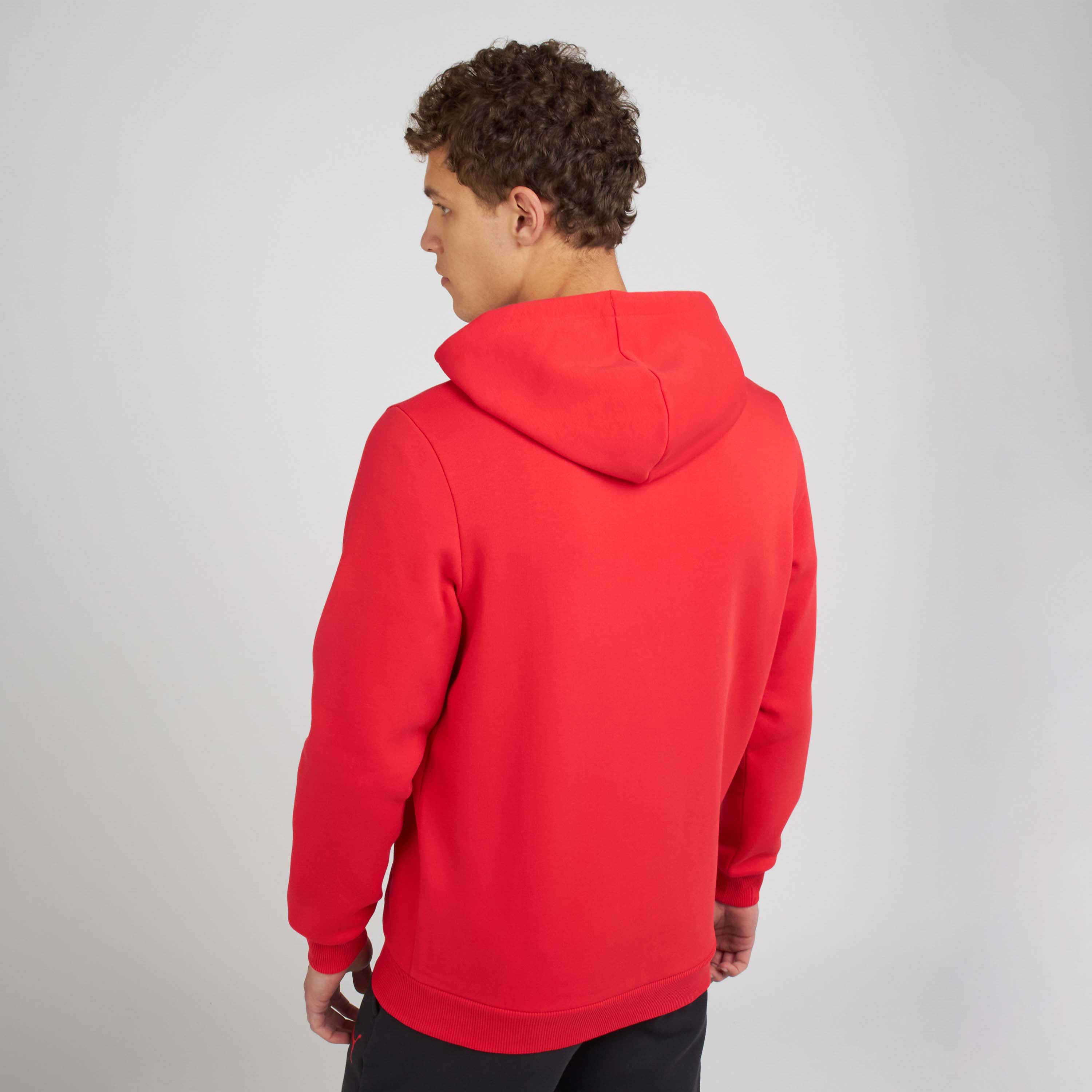 AC Milan Essential Collection Felpa Zip Rossa Uomo Logo