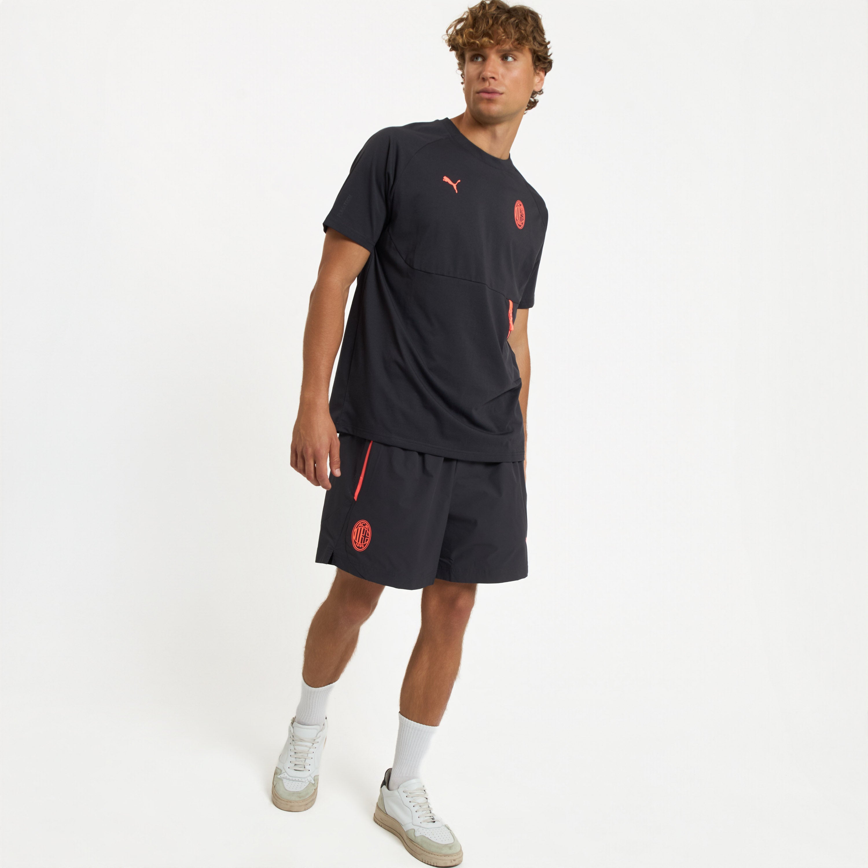 AC Milan Pumatech 2026/27 t-shirt uomo grigio scuro
