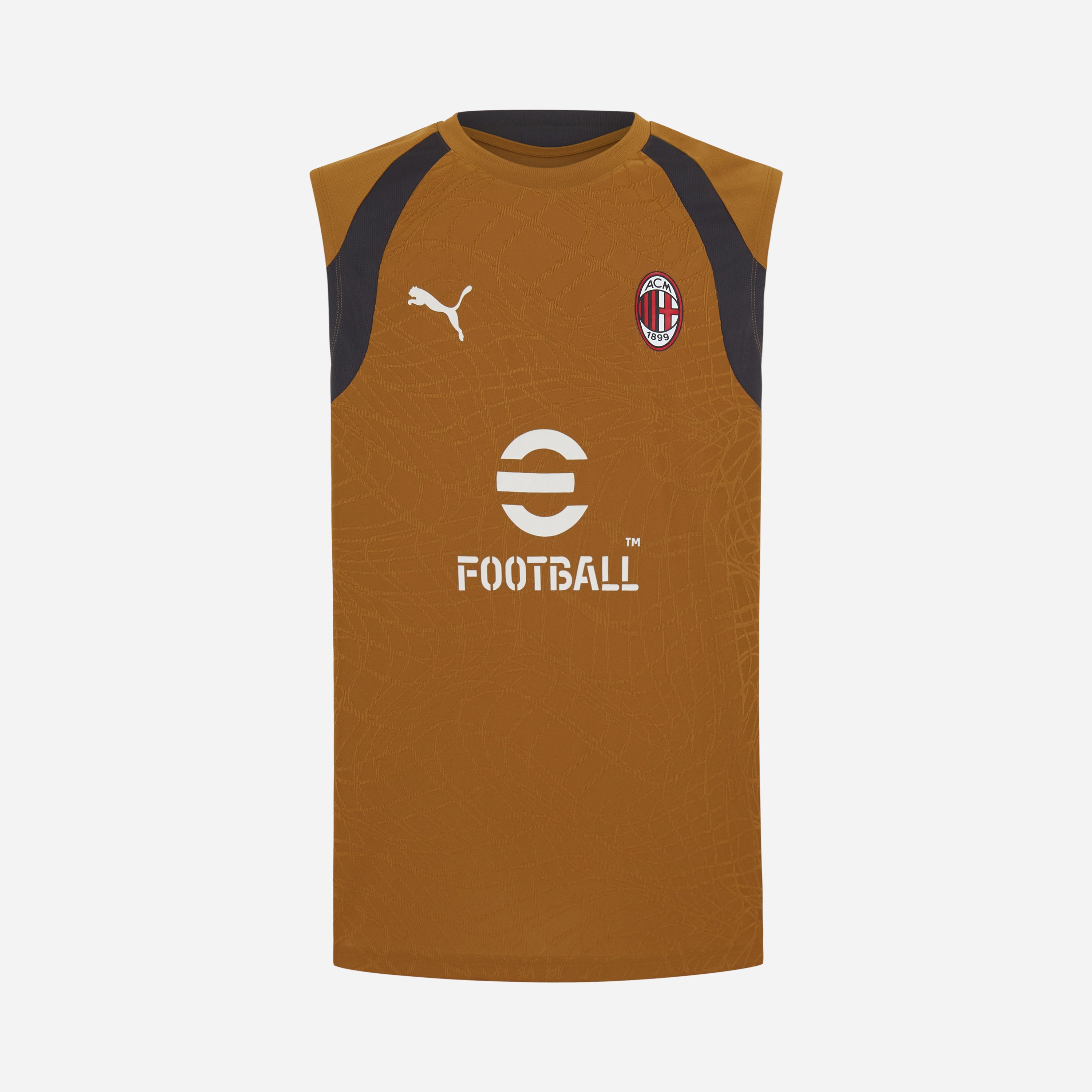 AC Milan Training 2026/27 canotta oro smanicata uomo