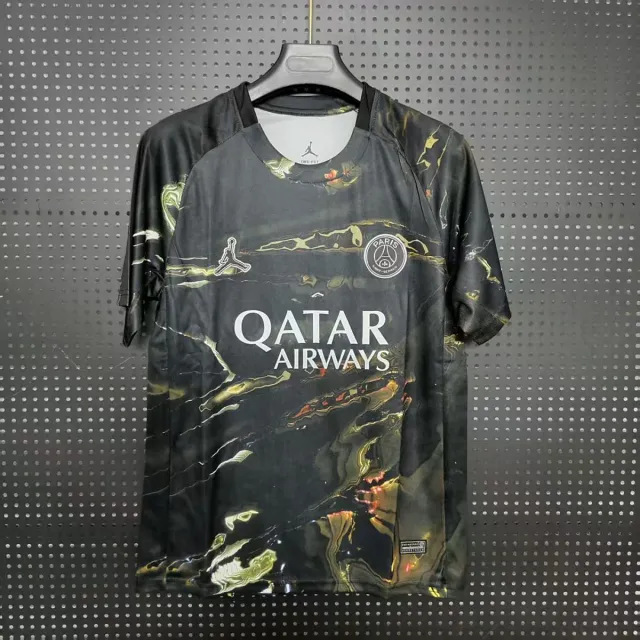 PSG Nera Marmorizzata Oro 2026/27 maglia calcio taglia S-XXL