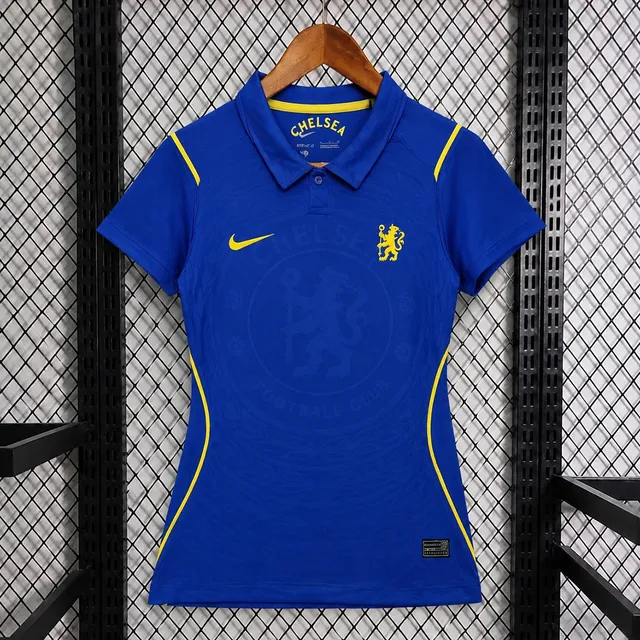 Chelsea Donna 2026/27 prima maglia blu royal polo donna