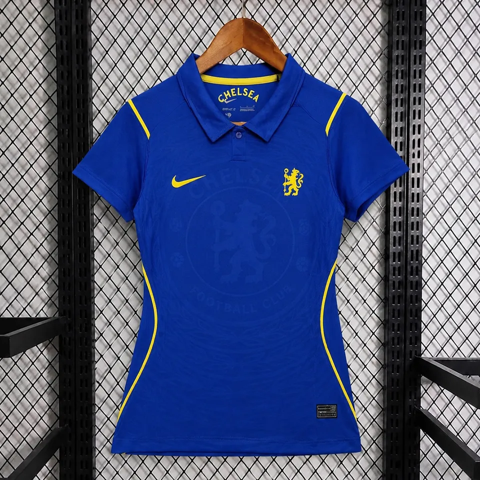 Chelsea Donna 2026/27 prima maglia blu royal polo donna