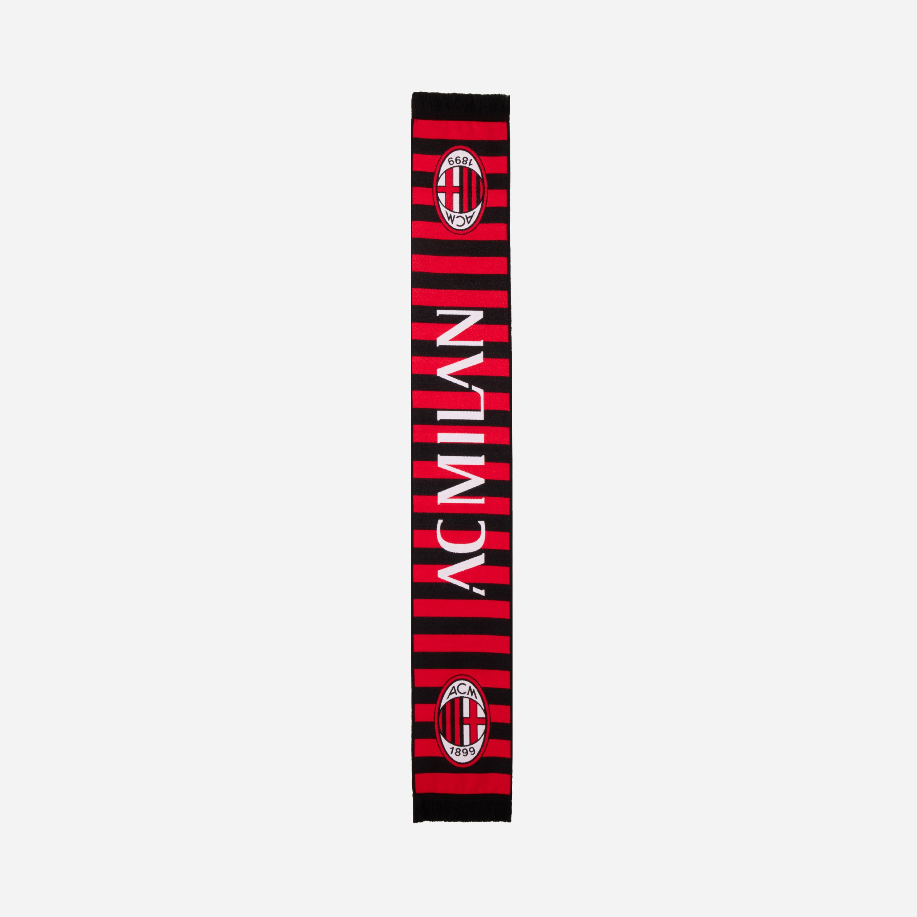 AC Milan Stripes sciarpa rossonera con logo