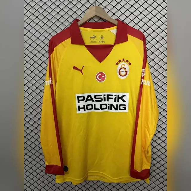Galatasaray 2026/27 Maglia da Calcio manica lunga gialla