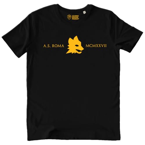 Roma Fanshop MCMXXVII t-shirt bambino 7-8 anni nera