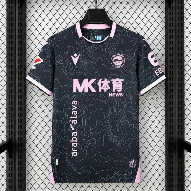 Tifoso Store Alavés 2026/27 Seconda Maglia Nera Rosa