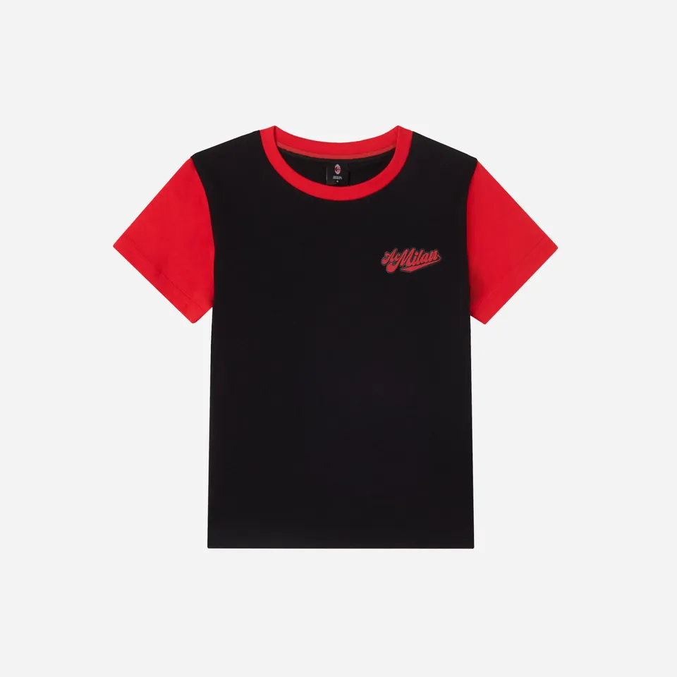 AC Milan Teddy T-Shirt bambino nera 10 anni