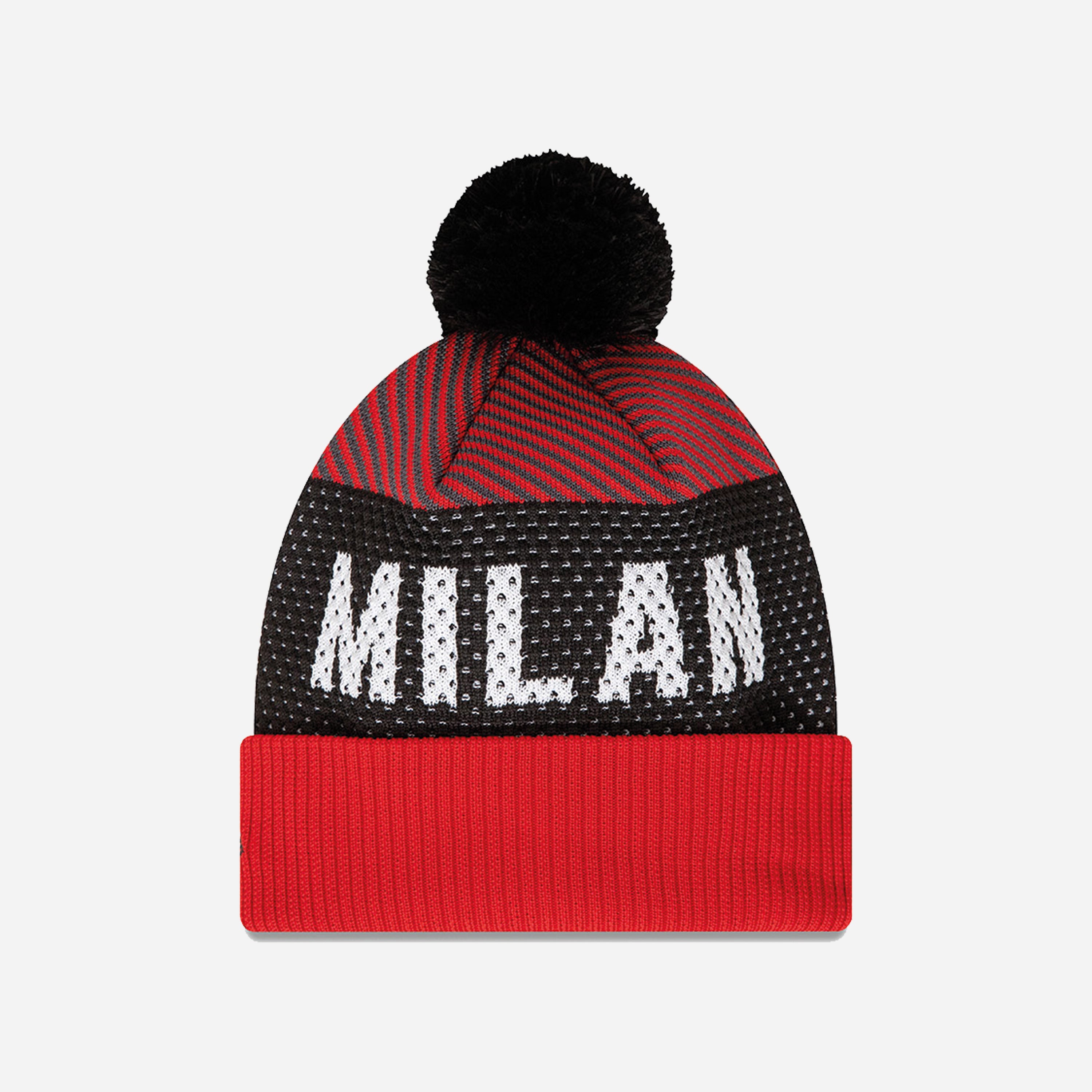 AC Milan New Era berretto invernale con scritta