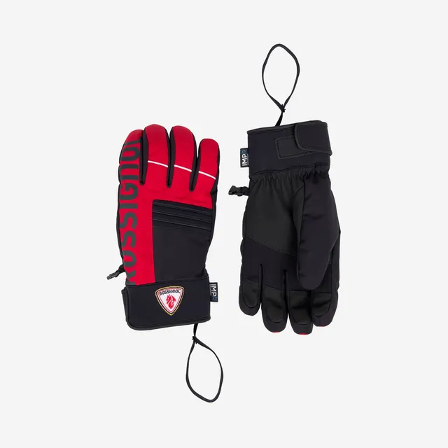 AC Milan Speed Gloves Rossignol guanti sci neri