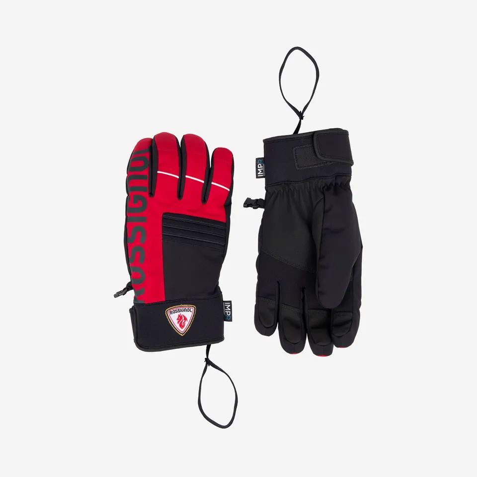 AC Milan Speed Gloves Rossignol guanti sci neri