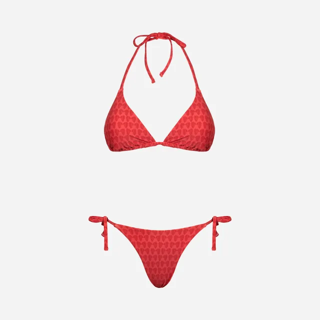 Milan Devil Bikini costume mare rosso taglia M brasiliana