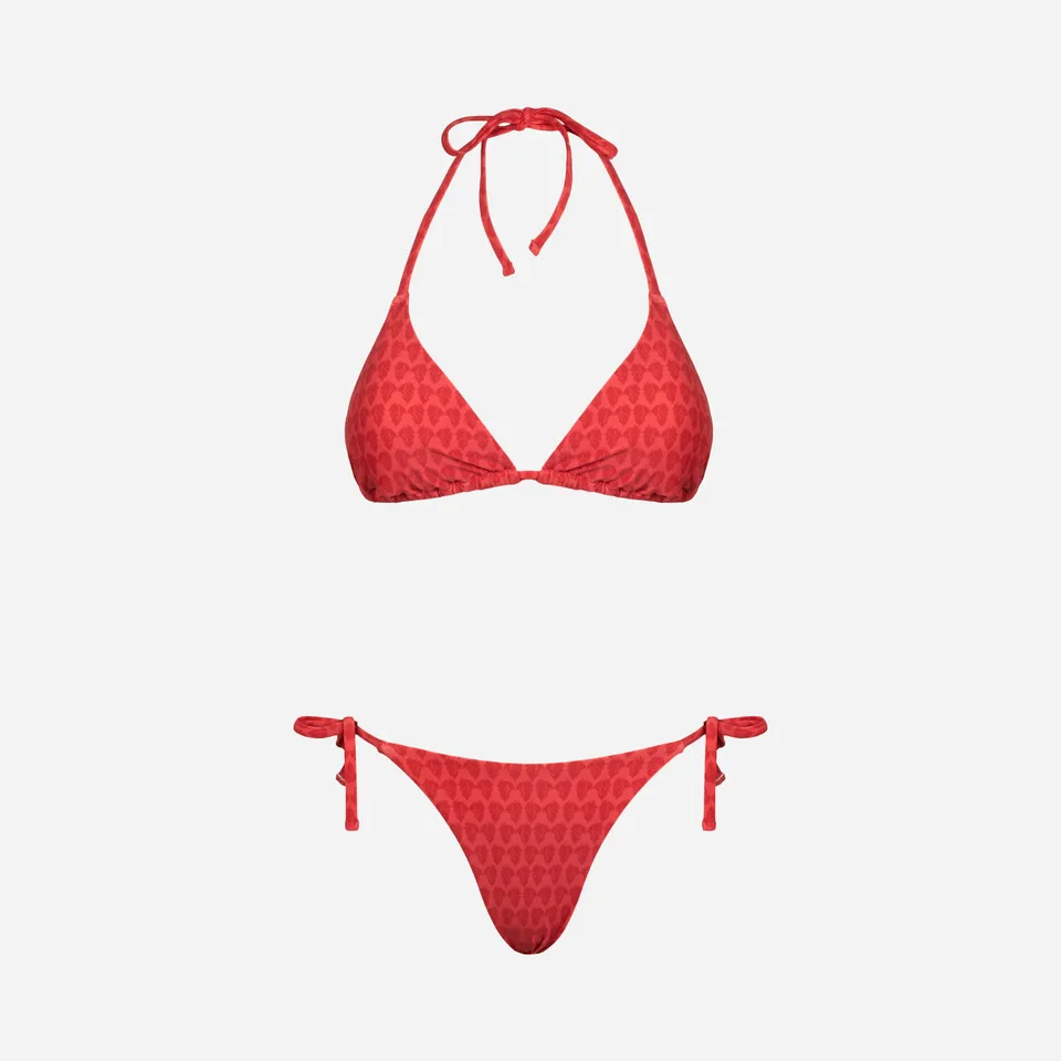Milan Devil Bikini costume mare rosso taglia M brasiliana
