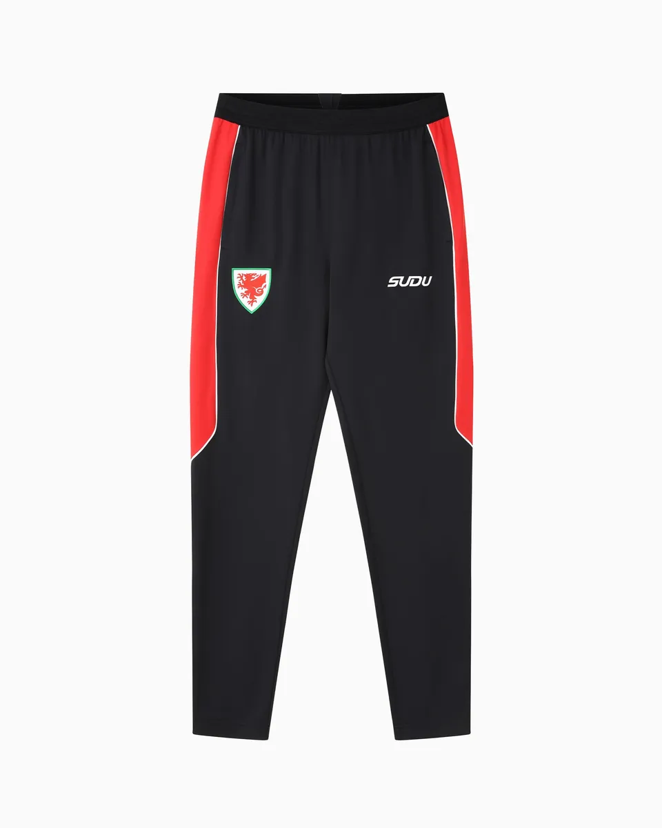 Wales Training Players pantalone training rosso nero home 2026-28