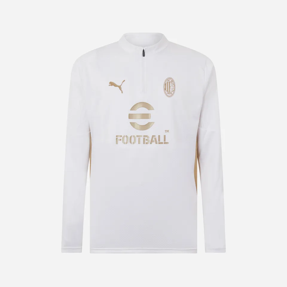 AC Milan Allenamento Training 2024/25 felpa 1/4 zip slim