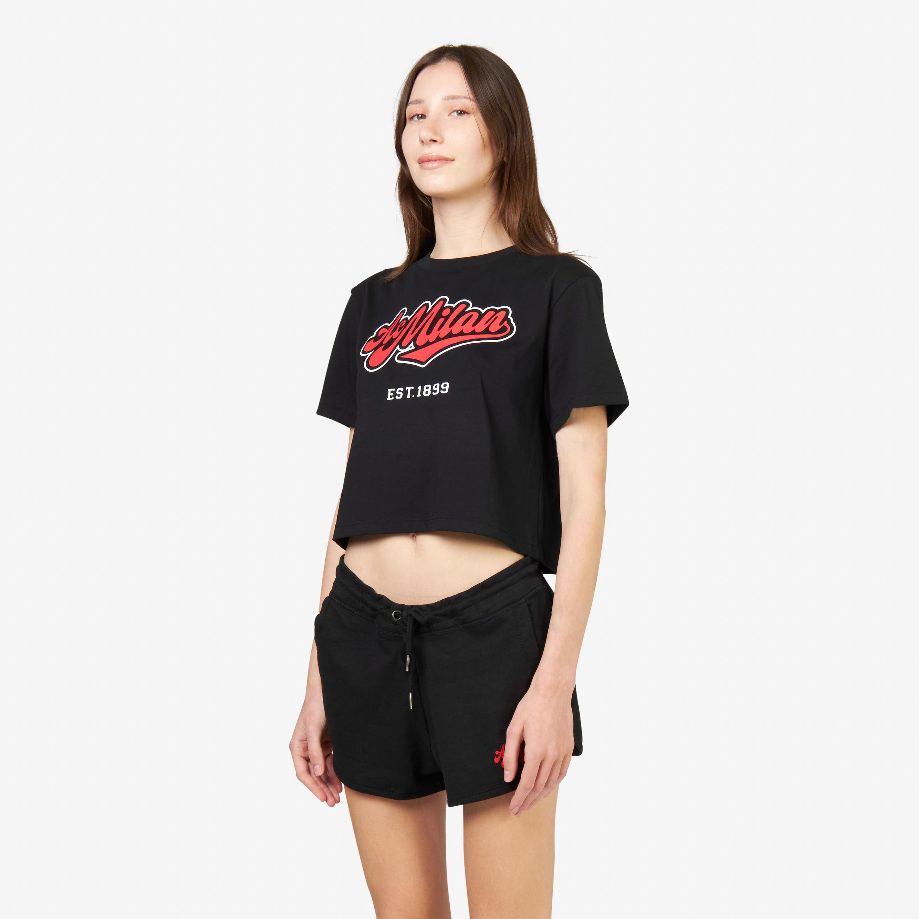 AC Milan Urban Collection Crop Top Donna Maglietta Corta