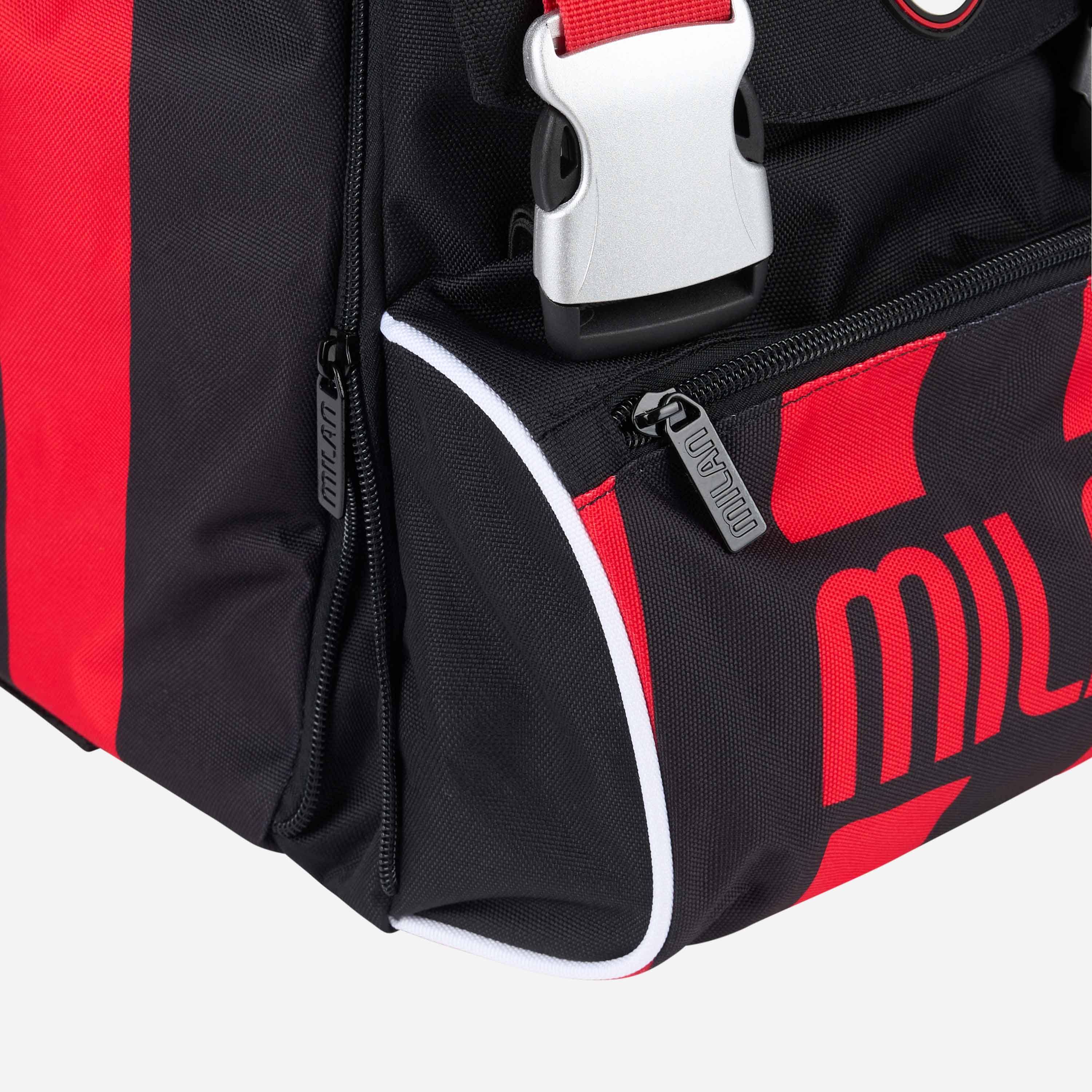 AC Milan Borsa Zaini zaino scuola large rosso nero 24L