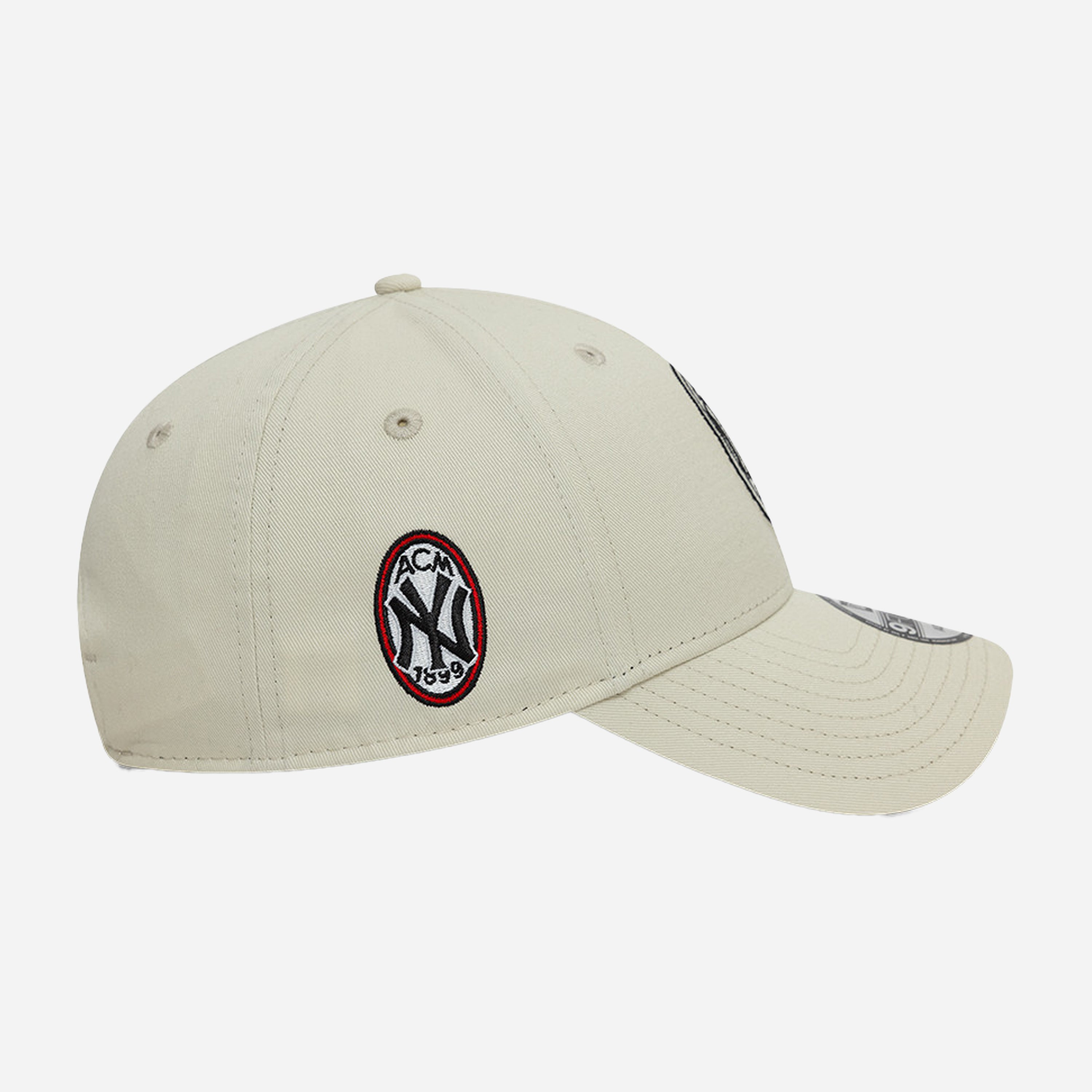 AC Milan x Yankees Cappello 9FORTY New Era Nero Cotone
