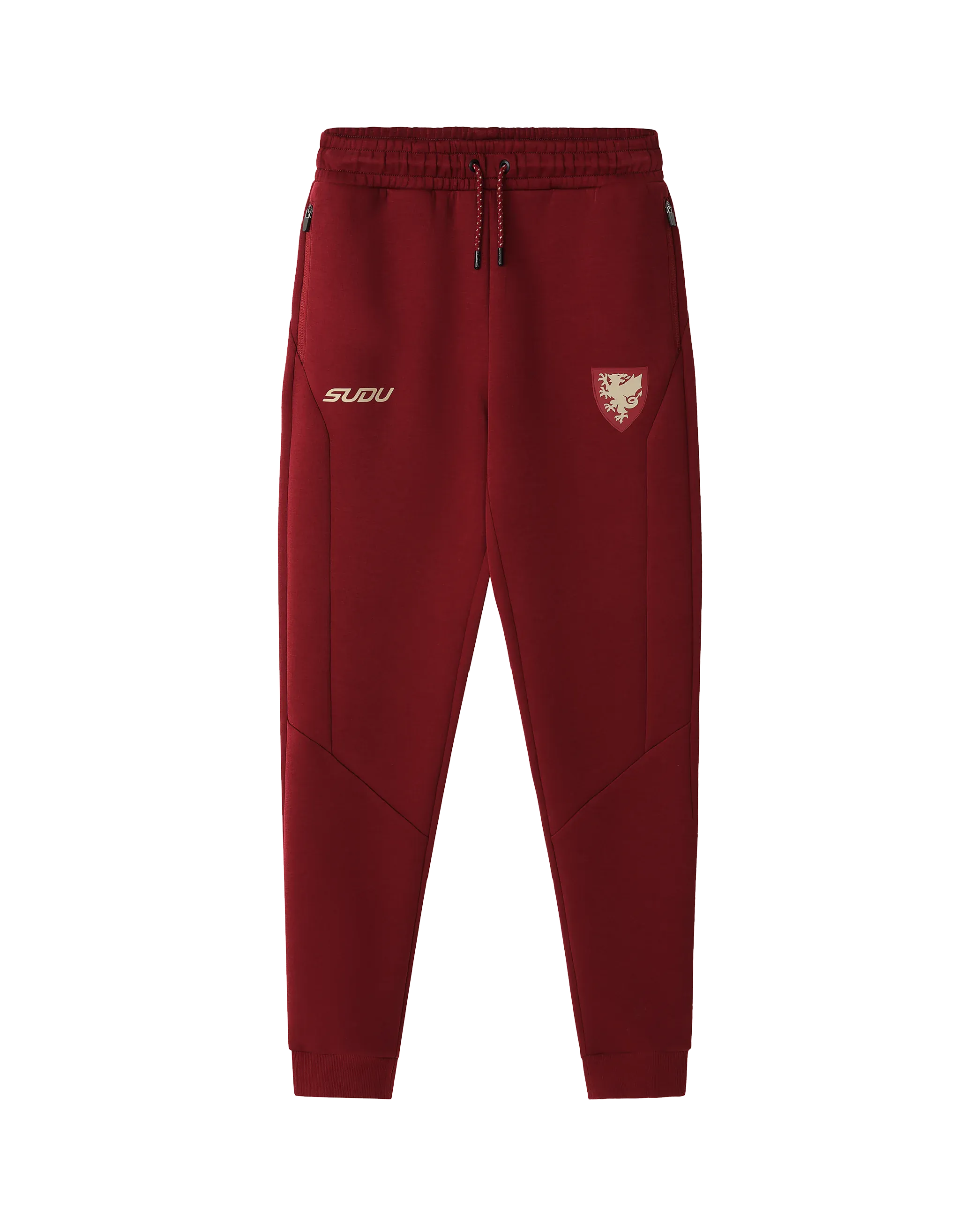 Wales Travel SUDU Players pantalone bordeaux comodo