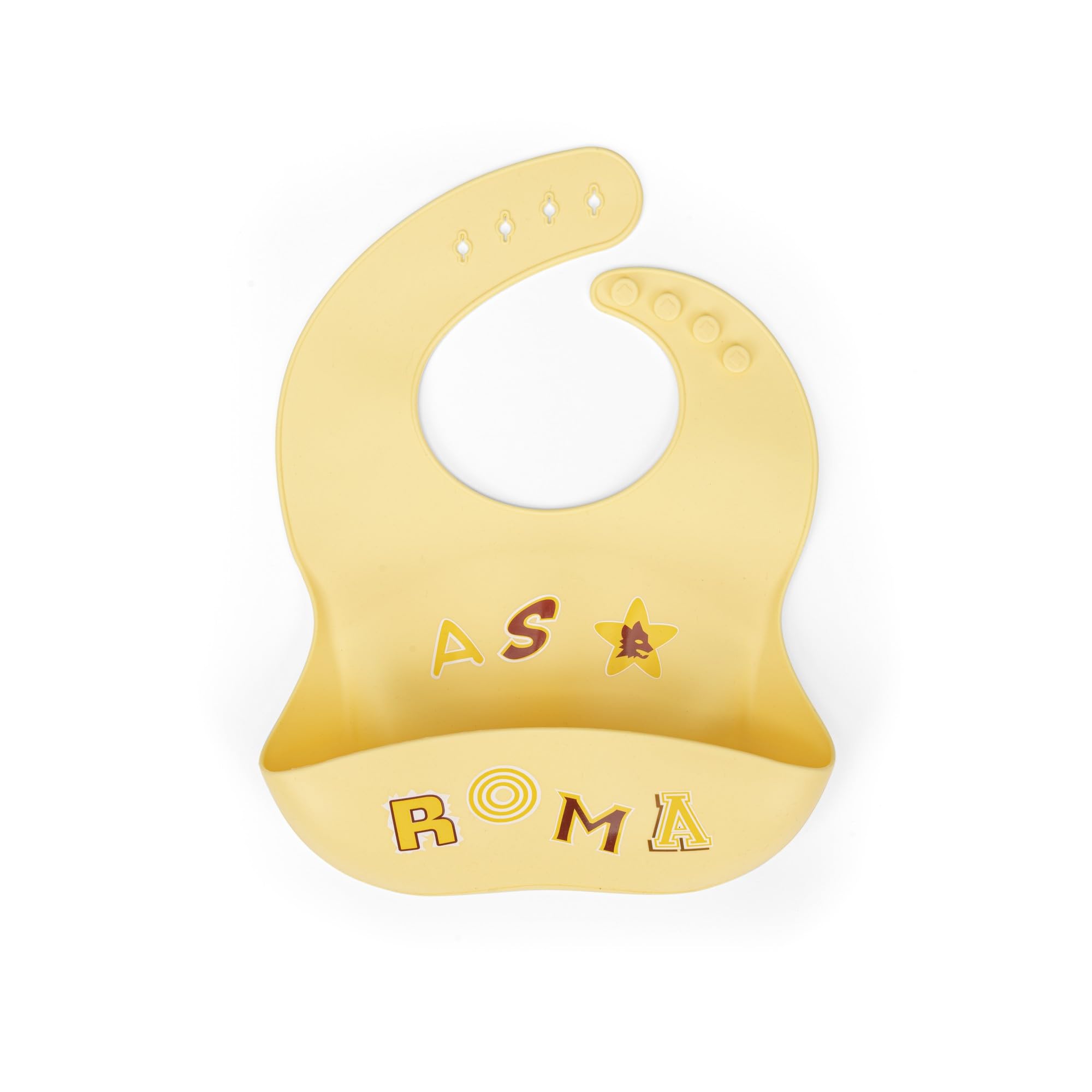 Roma Fanshop Baby bavaglino bianco 0-24 mesi