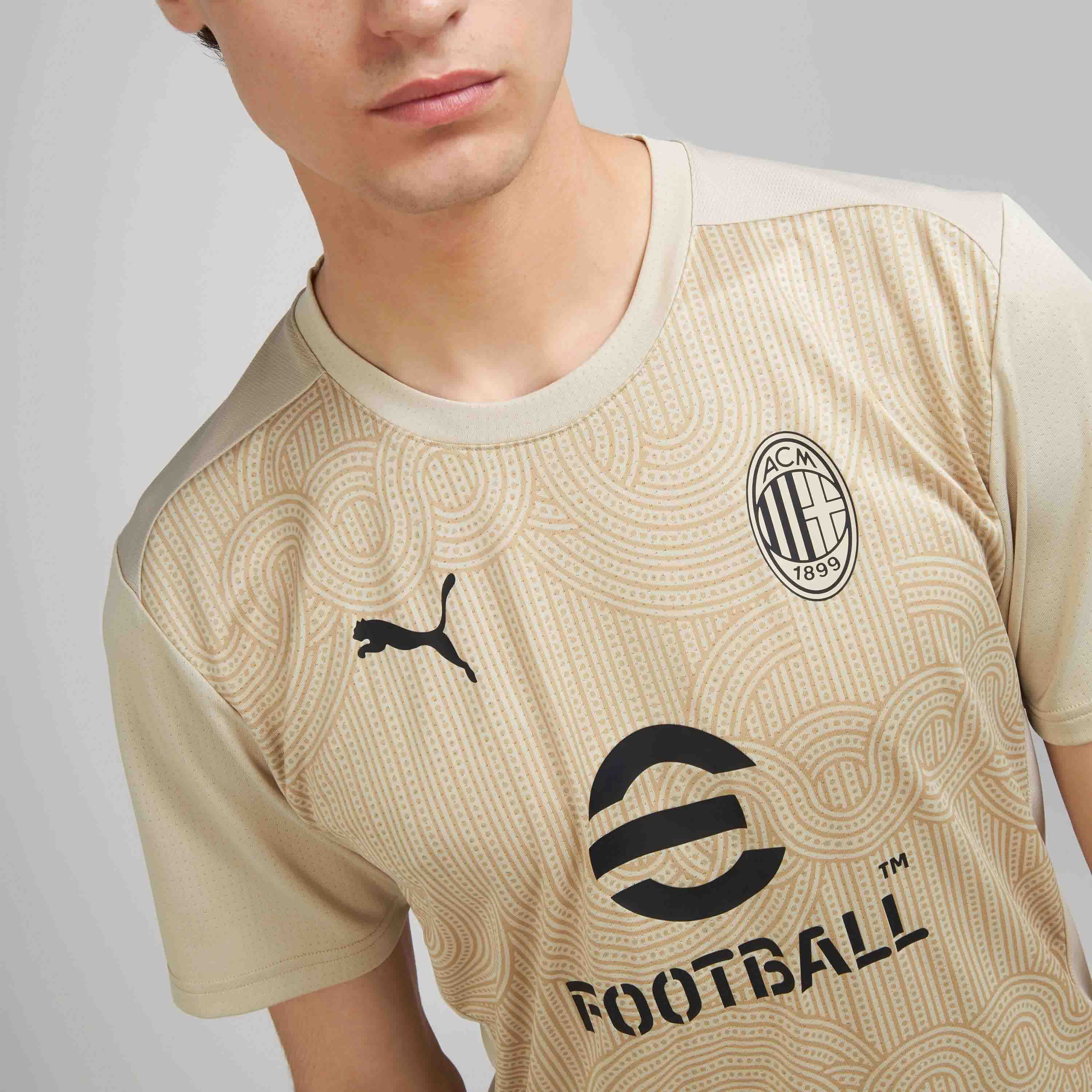 AC Milan Allenamento Prematch 2024/25 t-shirt uomo taglia L traspirante