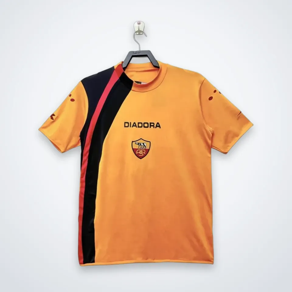 Roma Maglia Retro 2005/06 maglia calcio arancione Totti