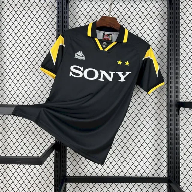 Tifoso Store Juventus 1995/96 Terza Maglia Calcio Nera Sony