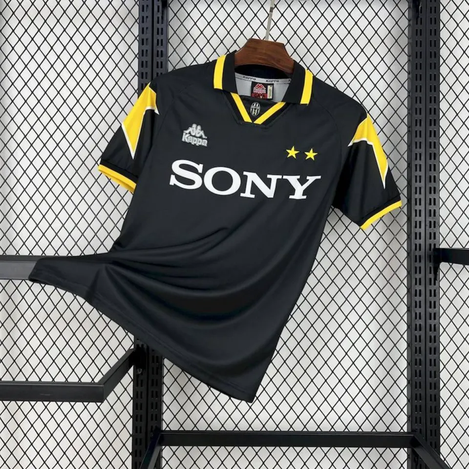 Tifoso Store Juventus 1995/96 Terza Maglia Calcio Nera Sony