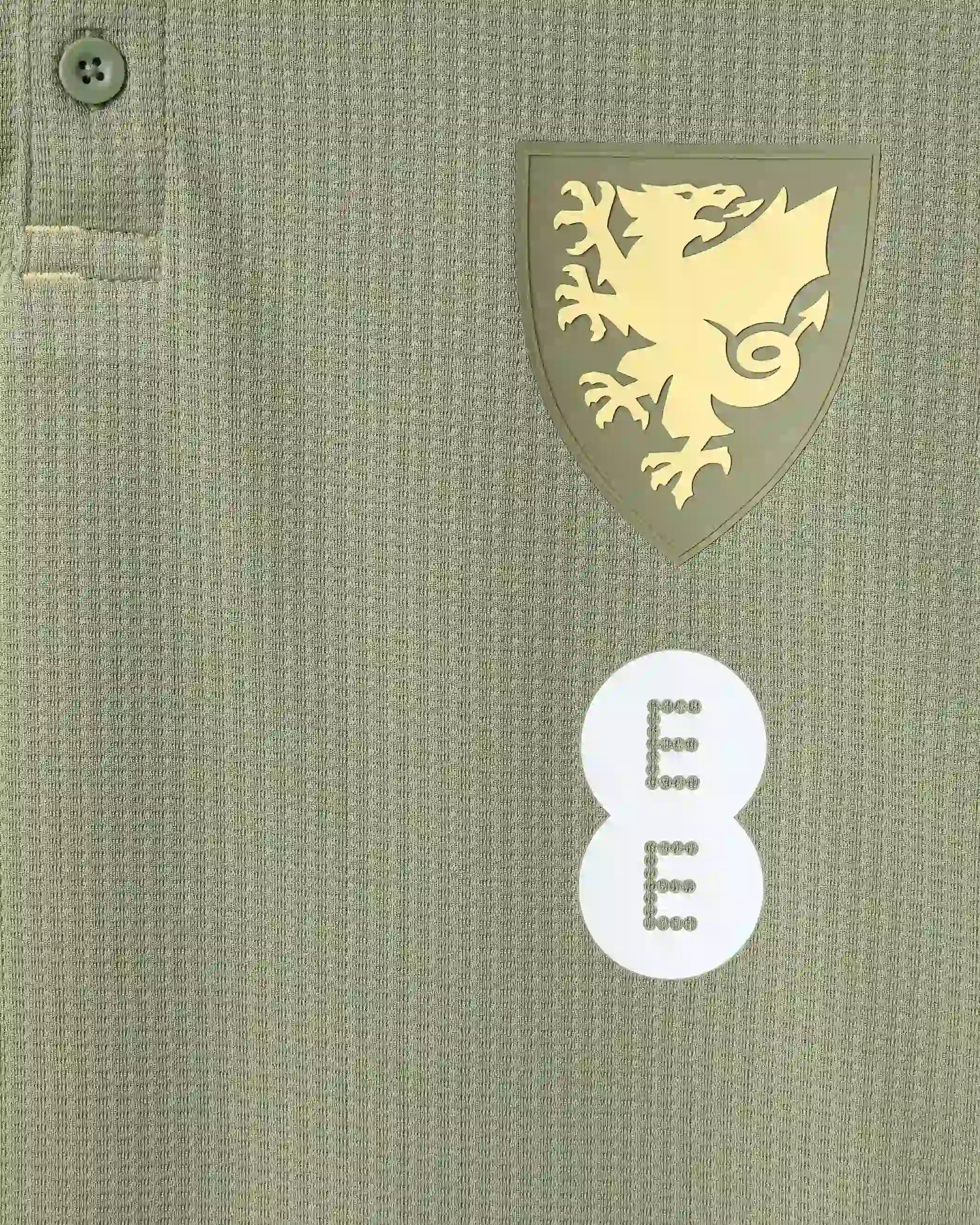 Wales Travel SUDU 2026-27 polo trasferta junior verde oliva JM