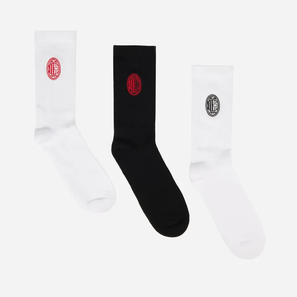 AC Milan Box Set Calzini Uomo Cotone M-L