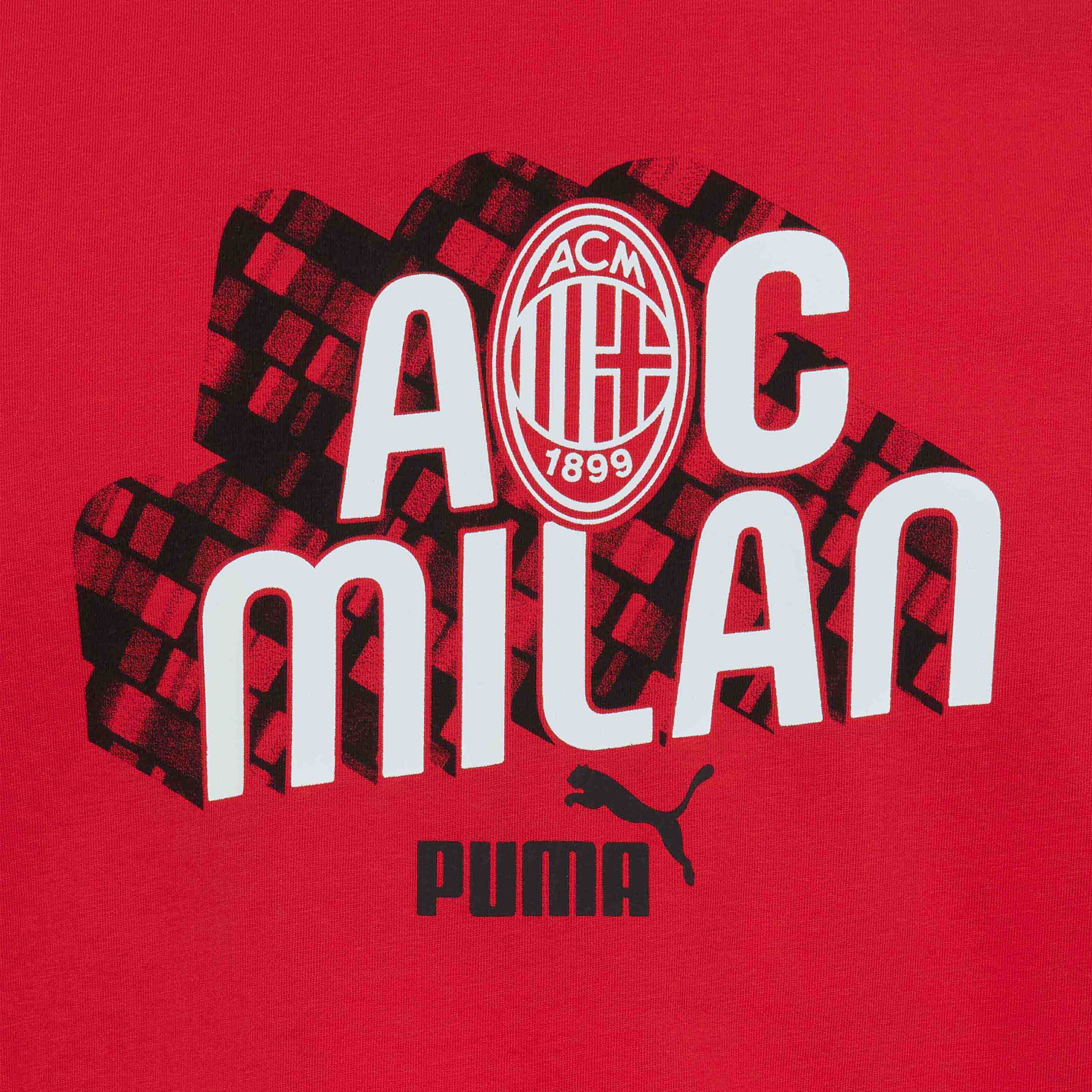 AC Milan Culture t-shirt uomo rossa manica corta