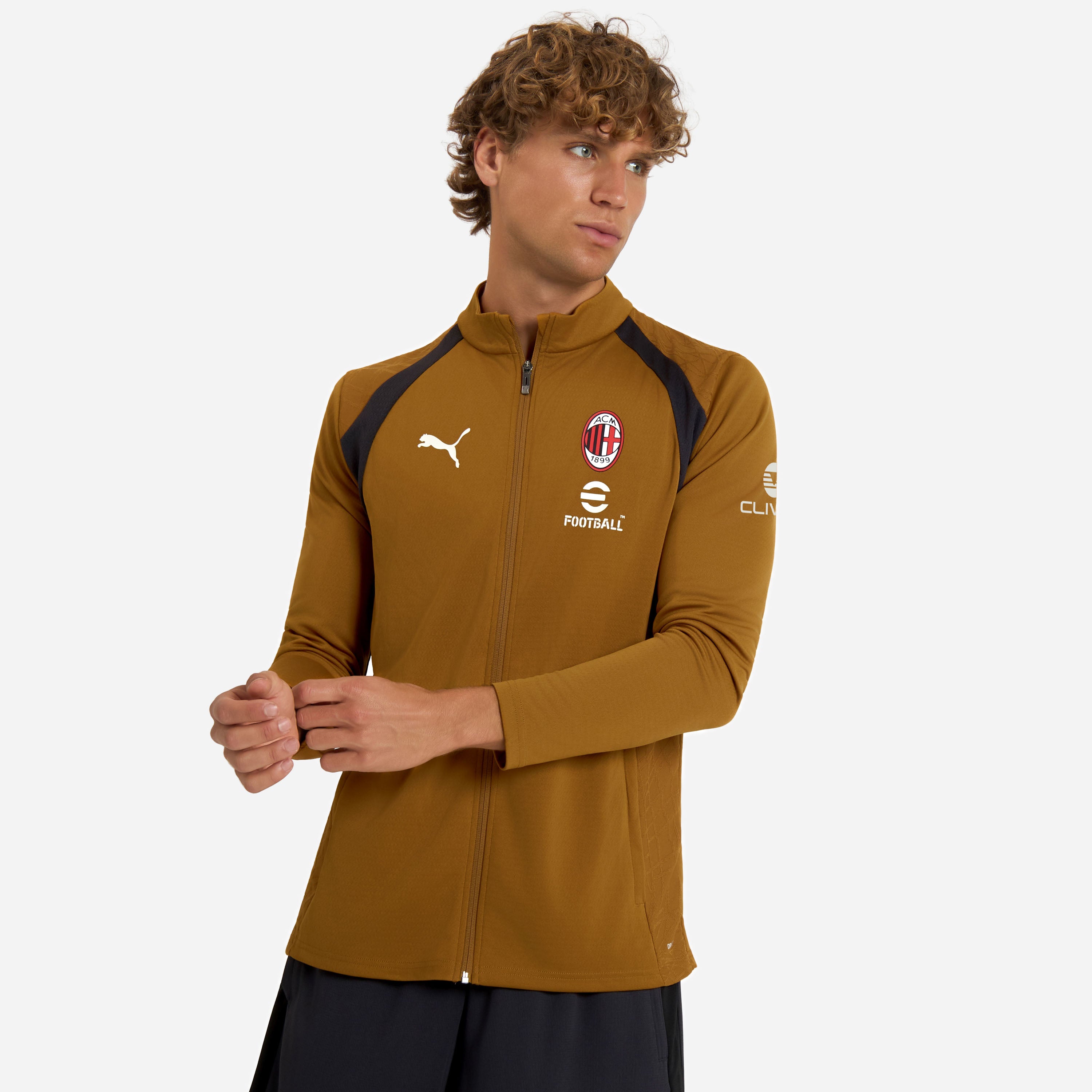 AC Milan Allenamento 2026/27 giacca gold zip uomo