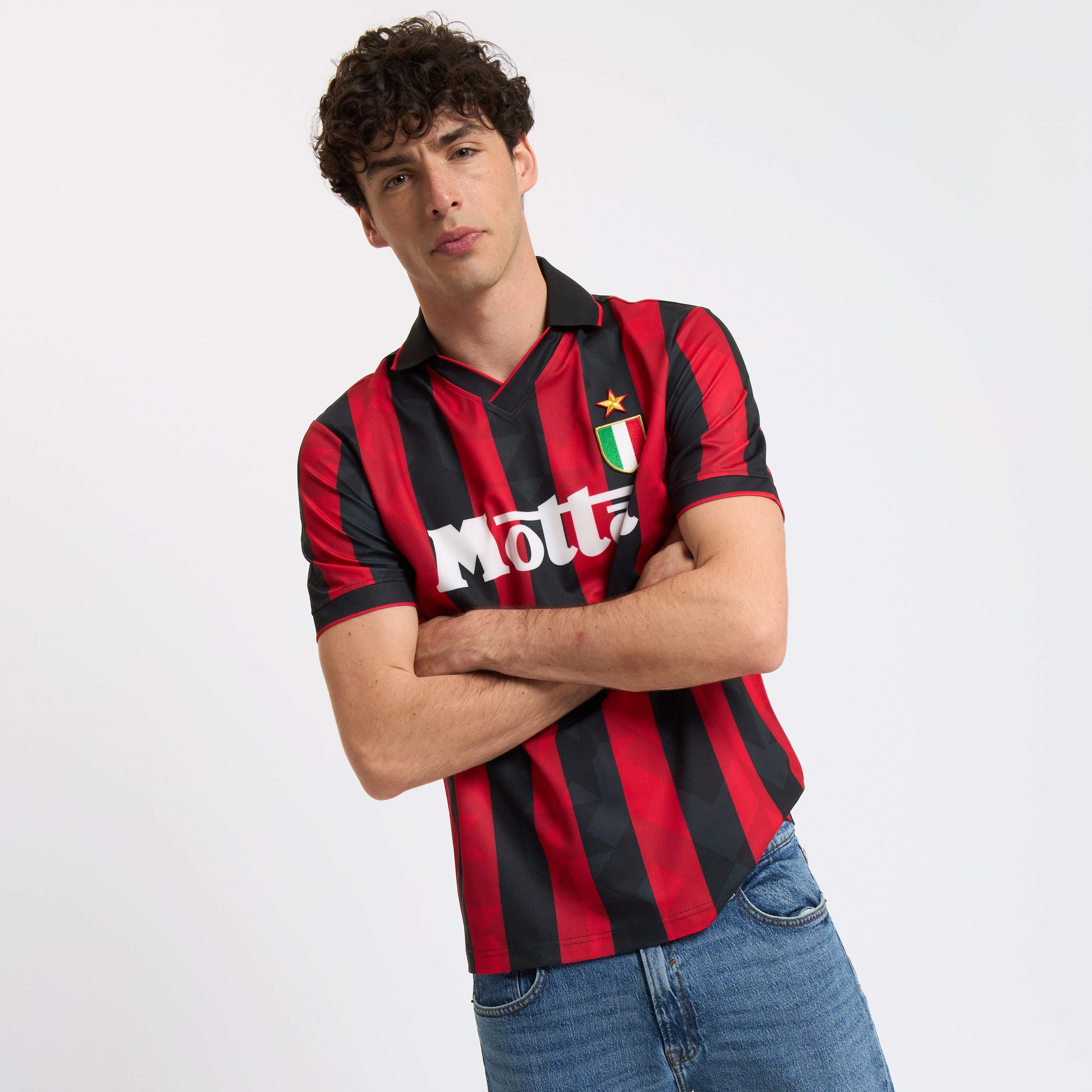 Milan Historical Home 1993/94 maglia retro uomo rossonera