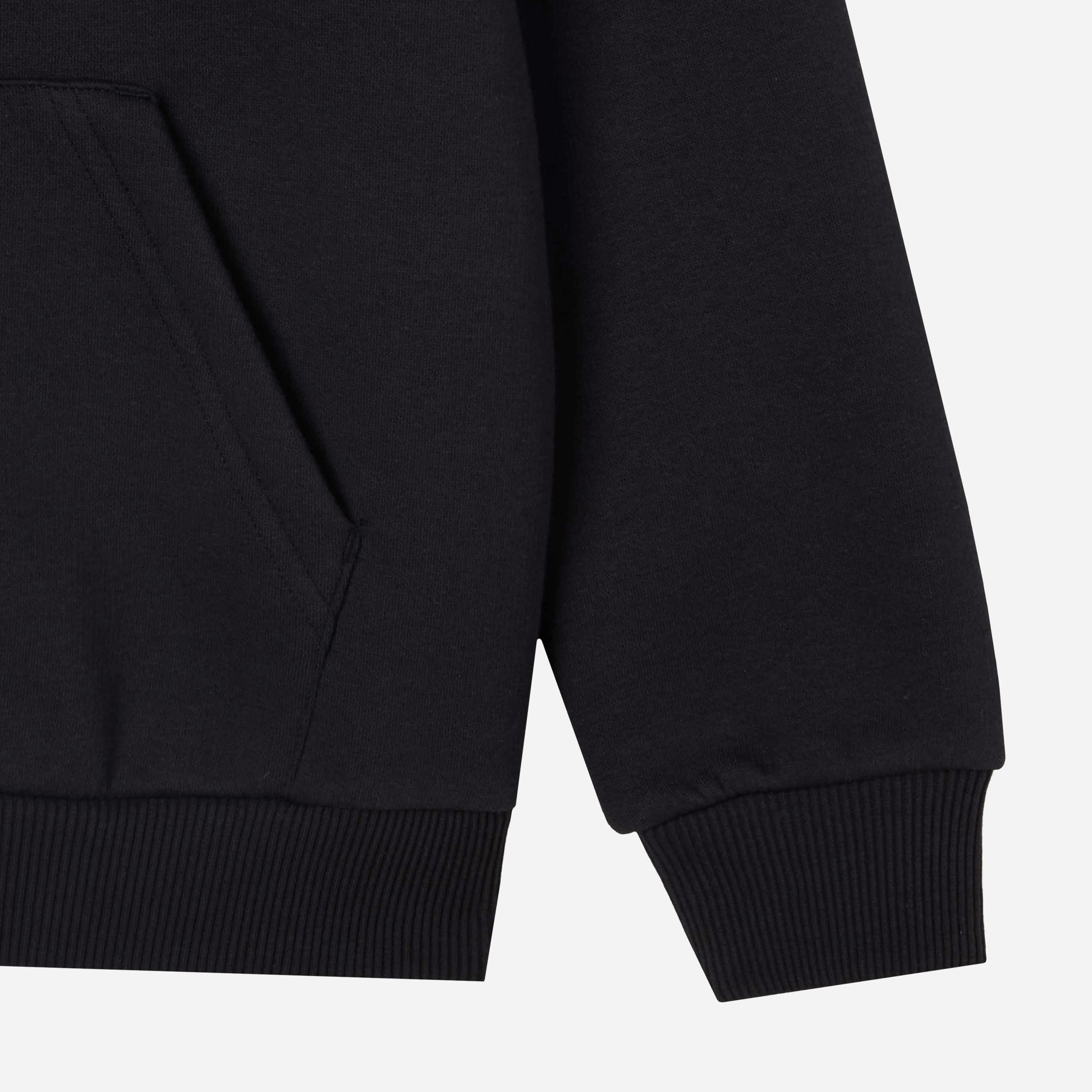 AC Milan Essential felpa cappuccio bimbo nera 10 anni